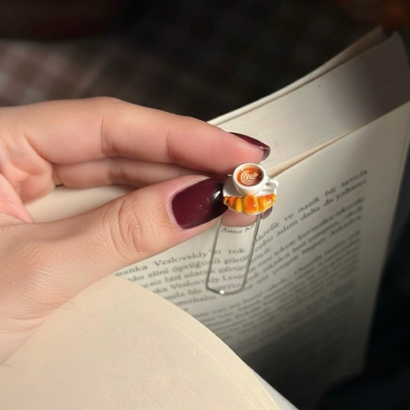 Latte Art Kitap Ayracı