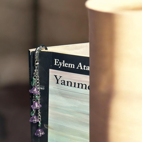 Unutma Beni Çiçeği Kitap Ayracı Mor 