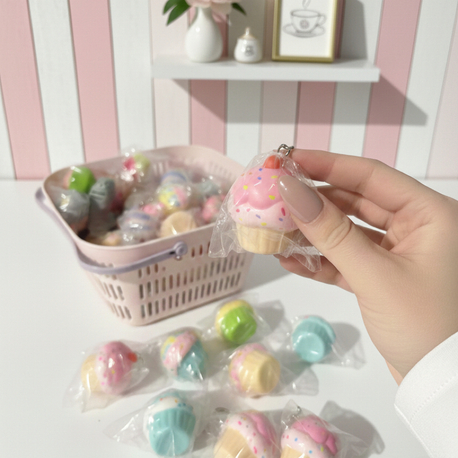 Cupcake Squishy Anahtarlık