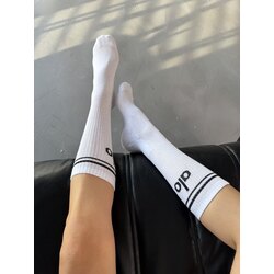 Alo Yoga Unisex Çorap - White/Black (Premium)