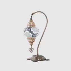 El Yapımı Kuğu Otantik Masa Gece Lambası NO 2