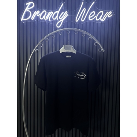 Chrisitian Dior Sırt Baskılı Siyah T-Shirt