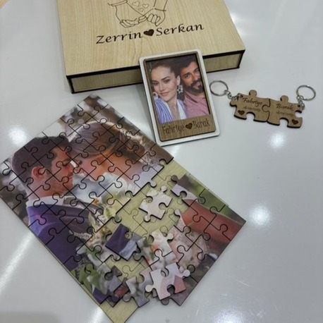 SEVGİLİLER GÜNÜ DİKDÖRTGEN PUZZLE SET