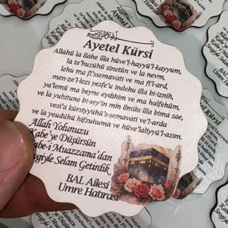 UMRE/HAC HATIRASI HEDİYE MAGNET(100 Adet)