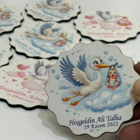 HOŞGELDİN BEBEK MAGNET(100 Adet)