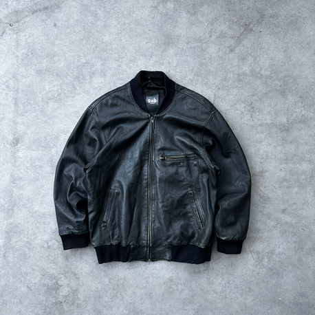 Best Leather vintage jacket XL