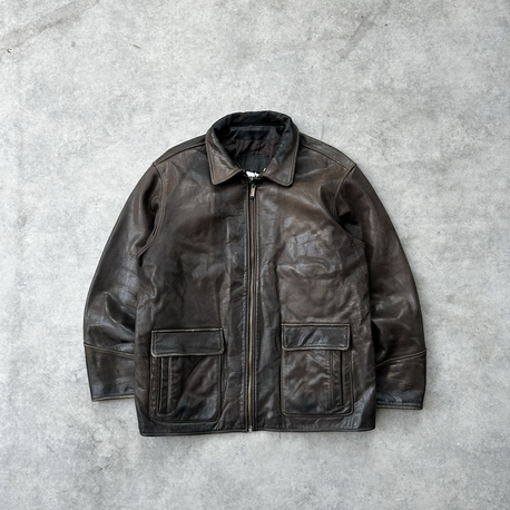 Garmod vintage leather jacket XXL 