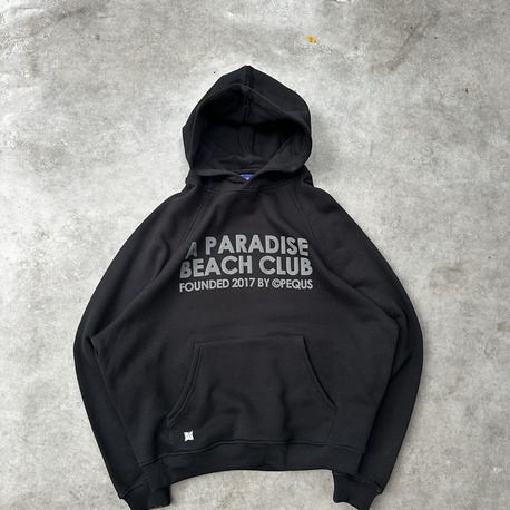 Beach Club vintage hoodie L