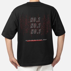 No1 T-Shirt / Red Stick / Oversize