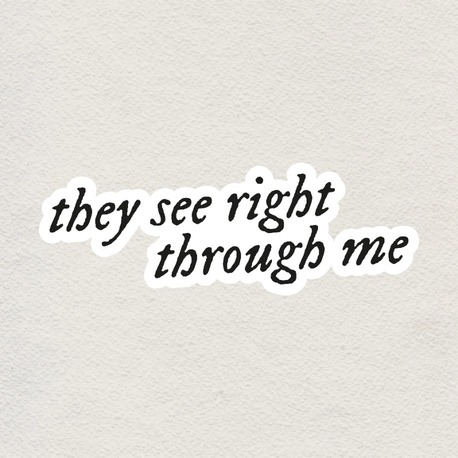 right through me sticker