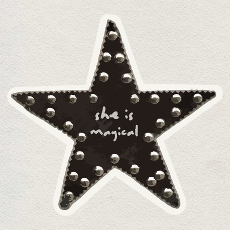 she is magical sticker