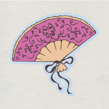yelpaze sticker