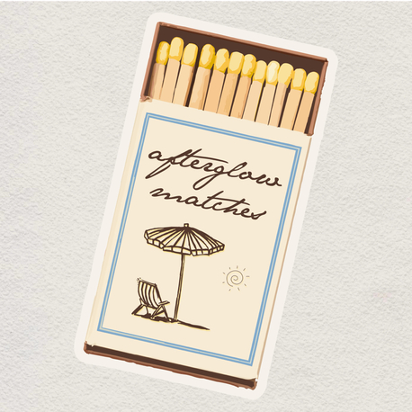 afterglow matches sticker