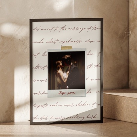 Kişiye Özel Polaroid ve El Yazısı Tablo | Sevgiliye Hediye