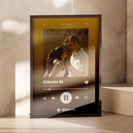 Kişiye Özel Spotify Çalar Arayüzü Tablosu