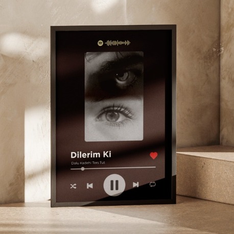 Kişiye Özel Göz Gözeyken Spotify Çalar Tablosu | İnteraktif Hediye