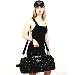 WOMAN ALL STAR BAG SİYAH YILDIZ SPOR ÇANTA  SET