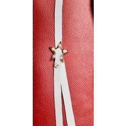 İNCİLİ YILDIZ TOKALI TAŞLI DERİ KEMER "STAR LEATHER BELT"