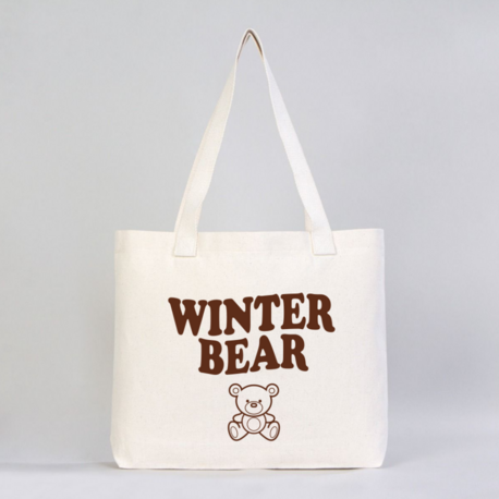BTS V Winter Bear Modern Kanvas Çanta