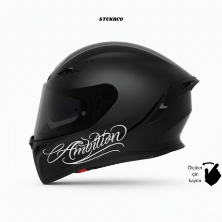AMBITION Calligraphy Sticker