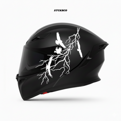 RAVEN & LIGHTNING Sticker