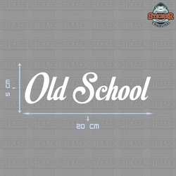 Old School Sticker