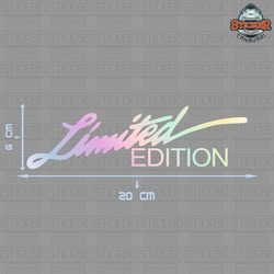 Limited Edition Hologram Folyo Sticker