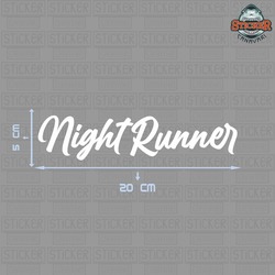 Night Runner Sticker