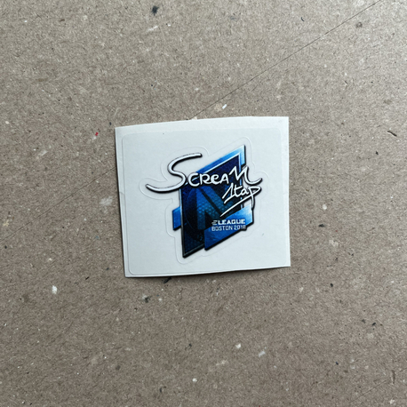 Scream Boston 2018 Şeffaf Sticker
