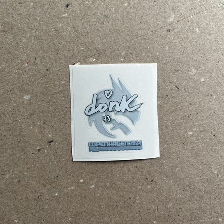 donk Copenhagen Şeffaf Sticker