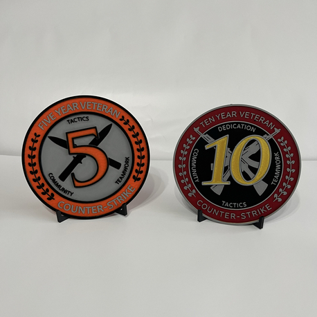 5 & 10 Yıllık Tecrübe Jetonları Dekoru