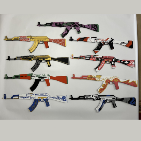  [53CM] AK-47 Skin Duvar Dekorları