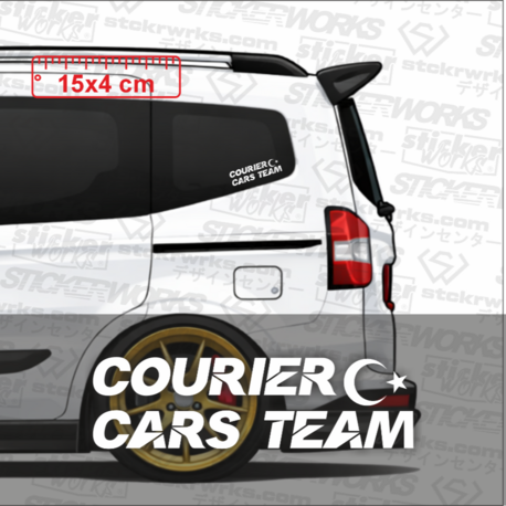Courier Cars Team Grup Sticker