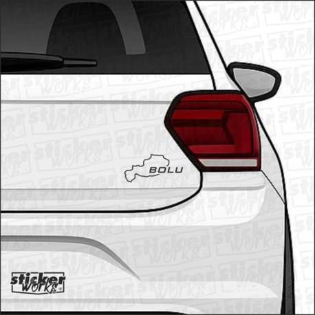 Bolu il Harita Sticker – Şehir Aşkını Yansıt!