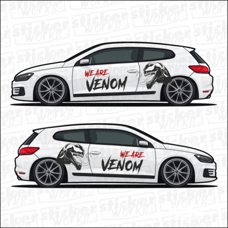 "We Are Venom" Araç Kapı Stickeri