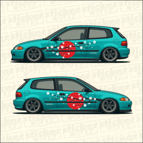 Sakura Sticker Uygulaması | Aracınıza Bahar Gibi Dokunuş!