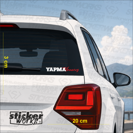 Yapma Yanarız Sticker