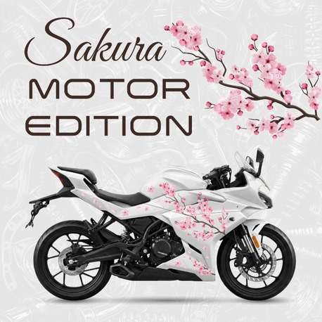 SAKURA Motosiklet Kaplama Sticker