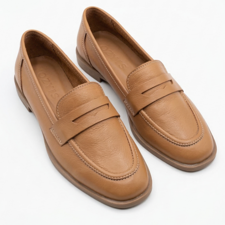 TABA Hakiki Deri Loafer Babet