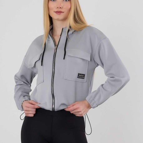 StillZone Gri Fermuarlı Dalgıç Sweat