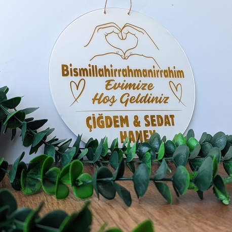 Krem Gold Kapı Süsü 
