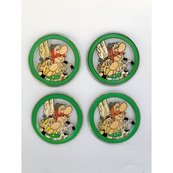 Asteriks ve Oburiks Bardak Altlığı Seti
