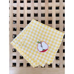 Elma Kumaş Peçete Seti
