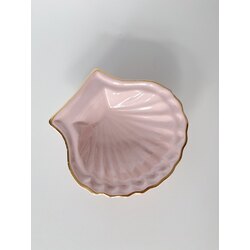 Deniz Kabuğu Sabunluk/Takılık-Toz Pembe