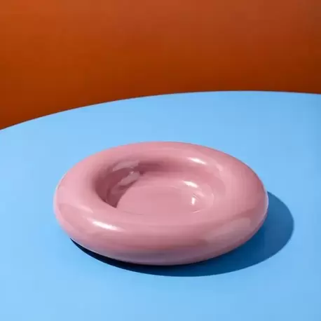 Doughnut Dekoratif Takı Tabağı Pembe