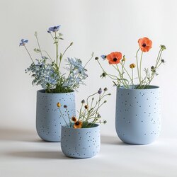 Sky Blue Saksı Seti