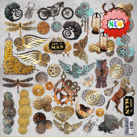 Scrapbooking kağıdı 1 sayfa 30,5 cm x 30,5 cm