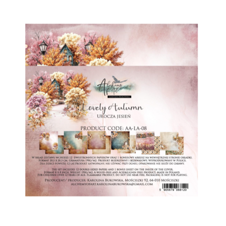 Beautiful Autumn Scrapbooking Kağıdı Seti