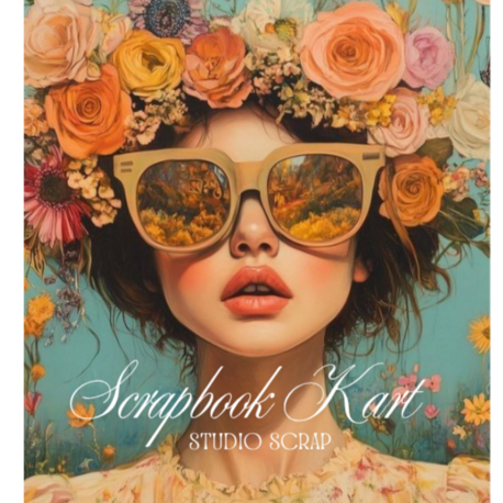 A5 Scrapbook Kartı “Scrapbook Art”