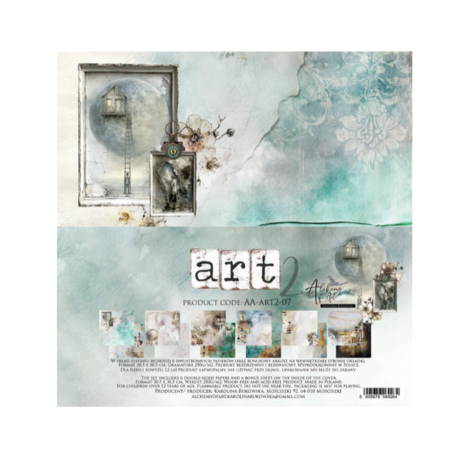 Art 2 Scrapbooking Kağıt Seti, 30,5 × 30,5 cm
